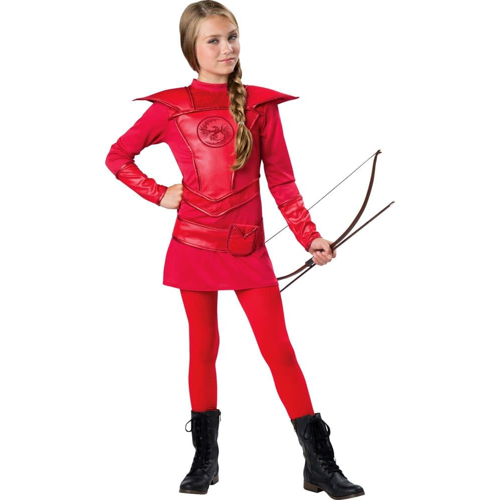 Red Warrior Huntress Teen Costume | SCostumes