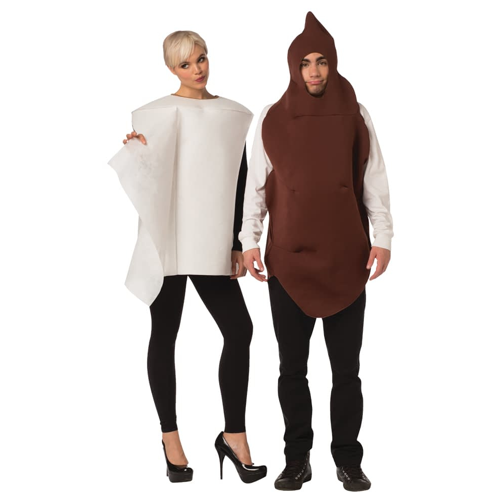 Poop and Toilet Paper Adult Costumes | SCostumes