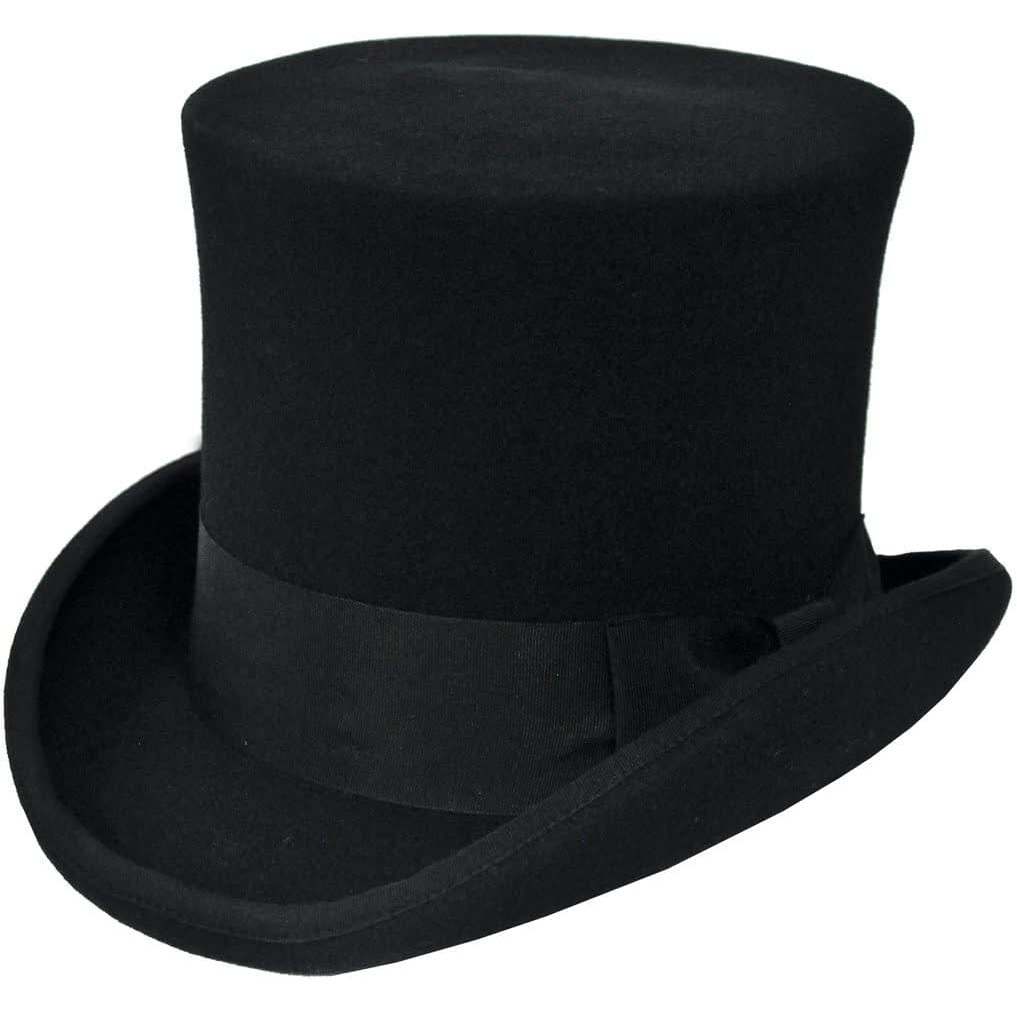 Tall Hat Black Large For Men | SCostumes