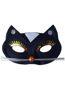 Black Cat Mask For Adults