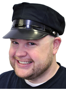 Chauffeur Hat Economy Black For Adults