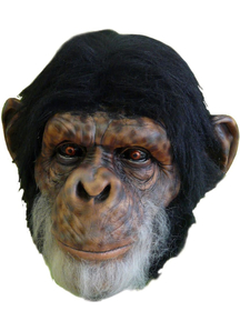 Chimp Latex Mask For Adults