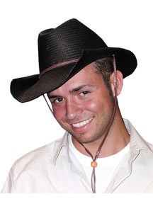 Cowboy Hat Rolled Black For All