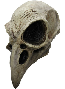 Crow Skull Latex Mask For Adults