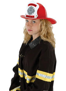 Hat Fire Chief Red For Adults