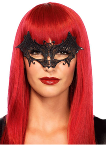 Mask Vampire Bat Venetian Blk For Adults