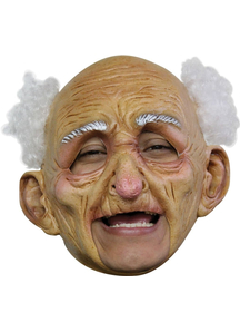 Oldman Dlx Chinless Latex Mask For Adults