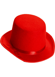 Top Hat For Adults Red