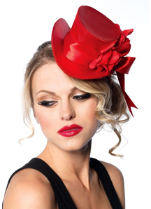 Top Hat Mini Satin Red For All