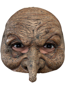Wizard Latex Half Mask For Adults
