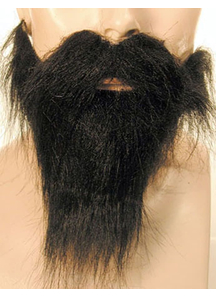 Beard Mustache Set Black