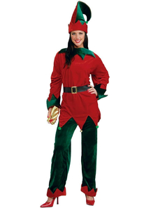 Festive Elf Adult Plus Costume