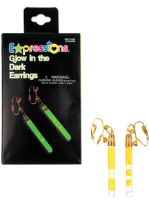 Green Earrings Glow In Dark