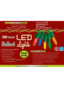 Holiday Lights 200 L C 3 Multi