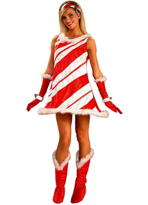 Miss Candy Cane Adult Costume