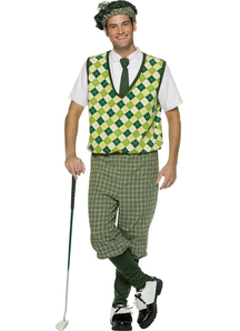 Old Fashion Golfer Adult Costume