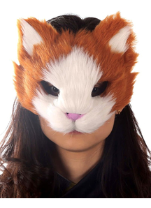 Orange Kitty Mask