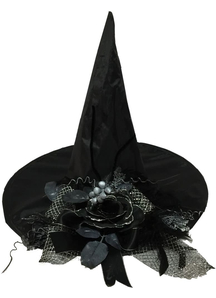 Witch Hat With Flowers
