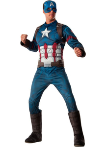 Captain America Standart Costume For Adults