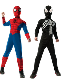 Deluxe Reversible Spiderman Child Costume