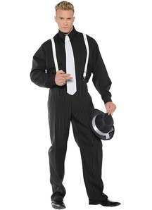 Mr Gangster Adult Costume
