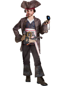 Pirates of The Caribbean Captain 5 Jack Sparrow Child Costume
