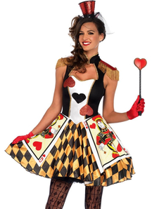 Queen'S Card Guard Costume For Adults