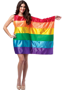 USA Flag Rainbow Adult Costume