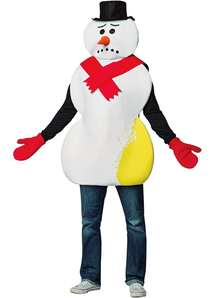 Yellow Snowman Adult Costume