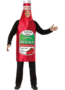 Zestyville Ketchup Adult Costume
