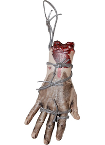 Bloody Hand With Wire Prop