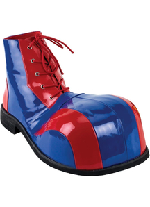 Clown Shoes Red Blue