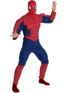 Deluxe Spiderman Muscle Adult Costume