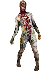 Morphsuit Monster Faces Adult Costume
