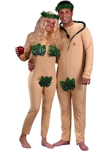 Adam Eve Couple Costume