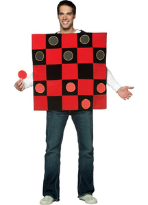 Checkers Adult Costume