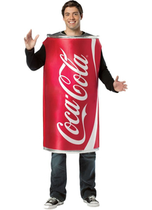 Coca Cola Can Adult Costume