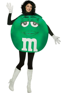 Green M&M'S Poncho Adult