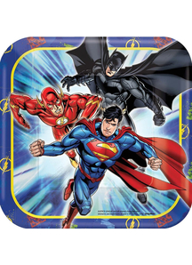 Justice League 7In Sq Plates