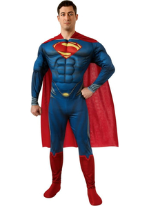 Man Of Steel Superman Adult Costume