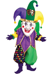 Mardi Gras Joker Adult Costume