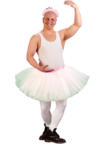 Mr Ballerina Adult Costume White