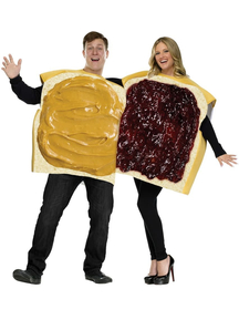 Peanut Butter/Jelly Couple Costume Adult