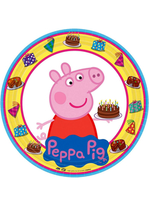 Peppa Pig Square Plate 9In