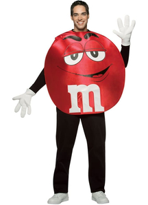 Red M&M'S Adult Poncho
