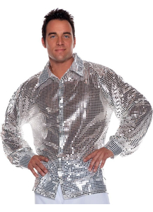 Sequin Silver Adult Shirt