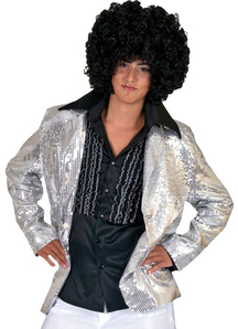 Silver Disco Jacket Adult