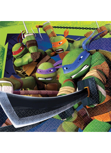 Tmnt Lunch Napkins 16 Pack
