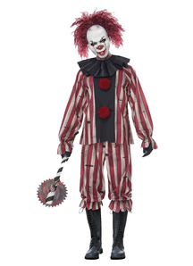 Mens Nightmare Clown Costume