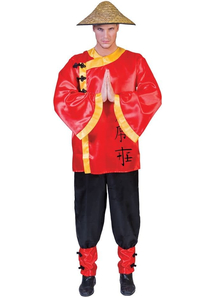 Asian Man Adult Costume